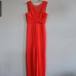 Floor length Coral Dress (worn once)